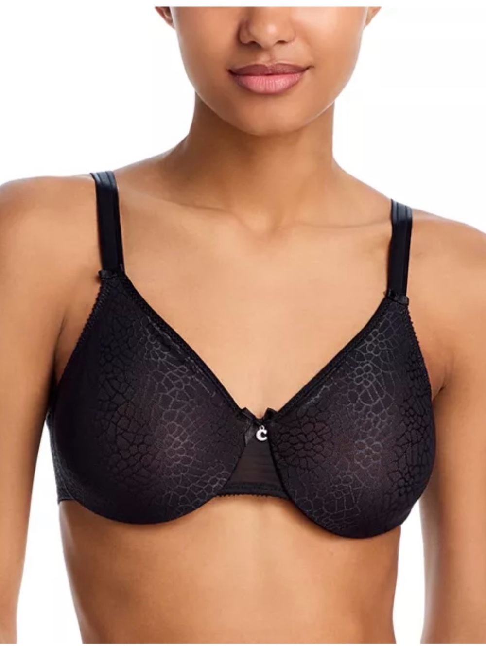 NWT Chantelle C Magnifique Minimizer Underwire Bra Black 38DD